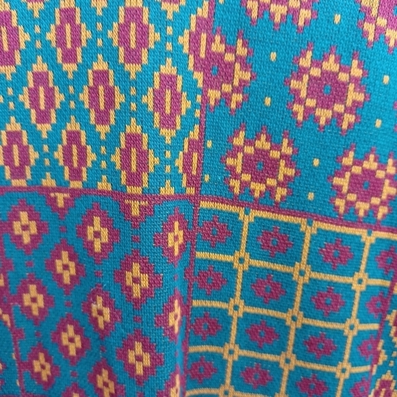 C. D. Daniels women's long sleeve geo print button front cardigan pockets 2x b30 - Picture 8 of 11